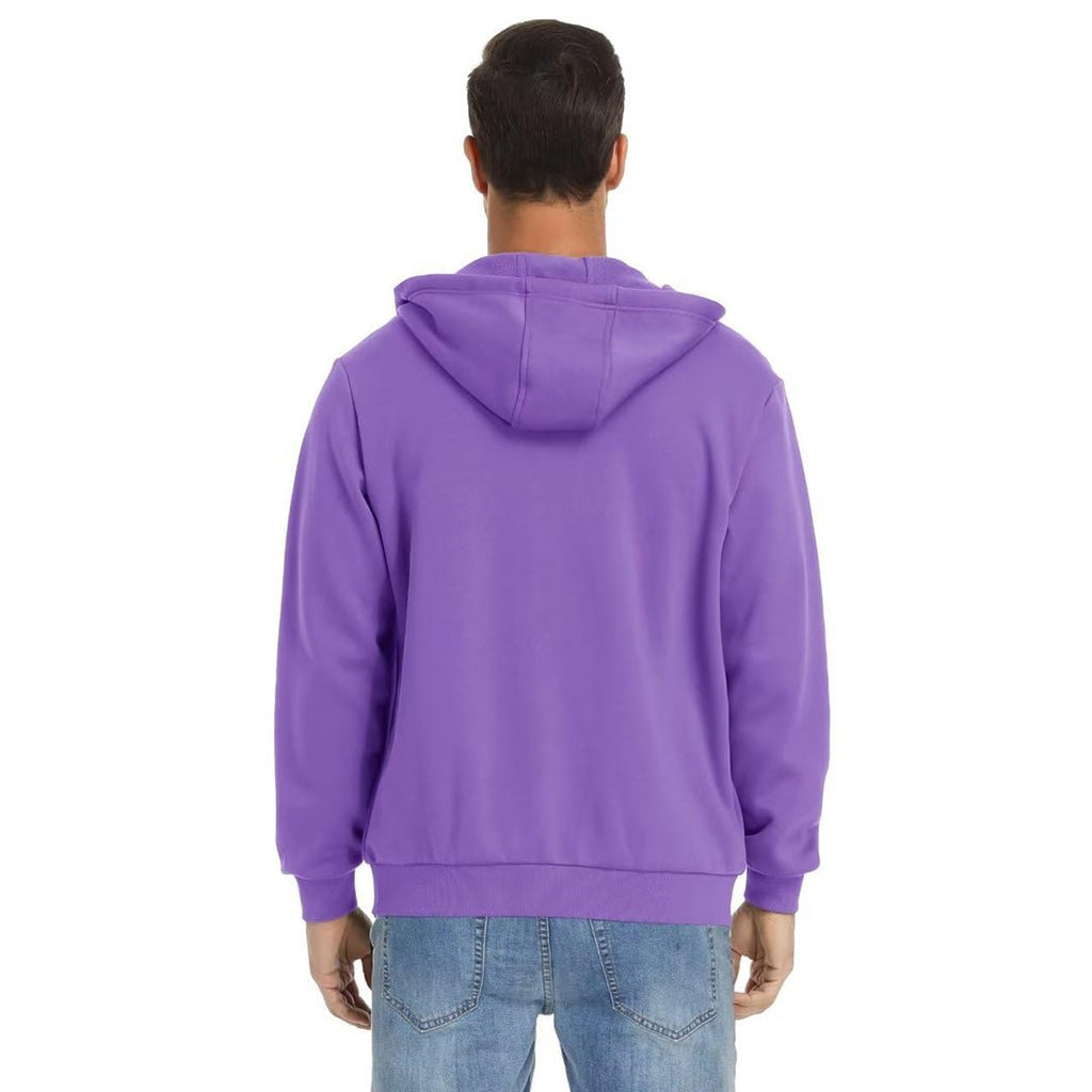 Men's Full Zip-Up Casual Active Hoodie