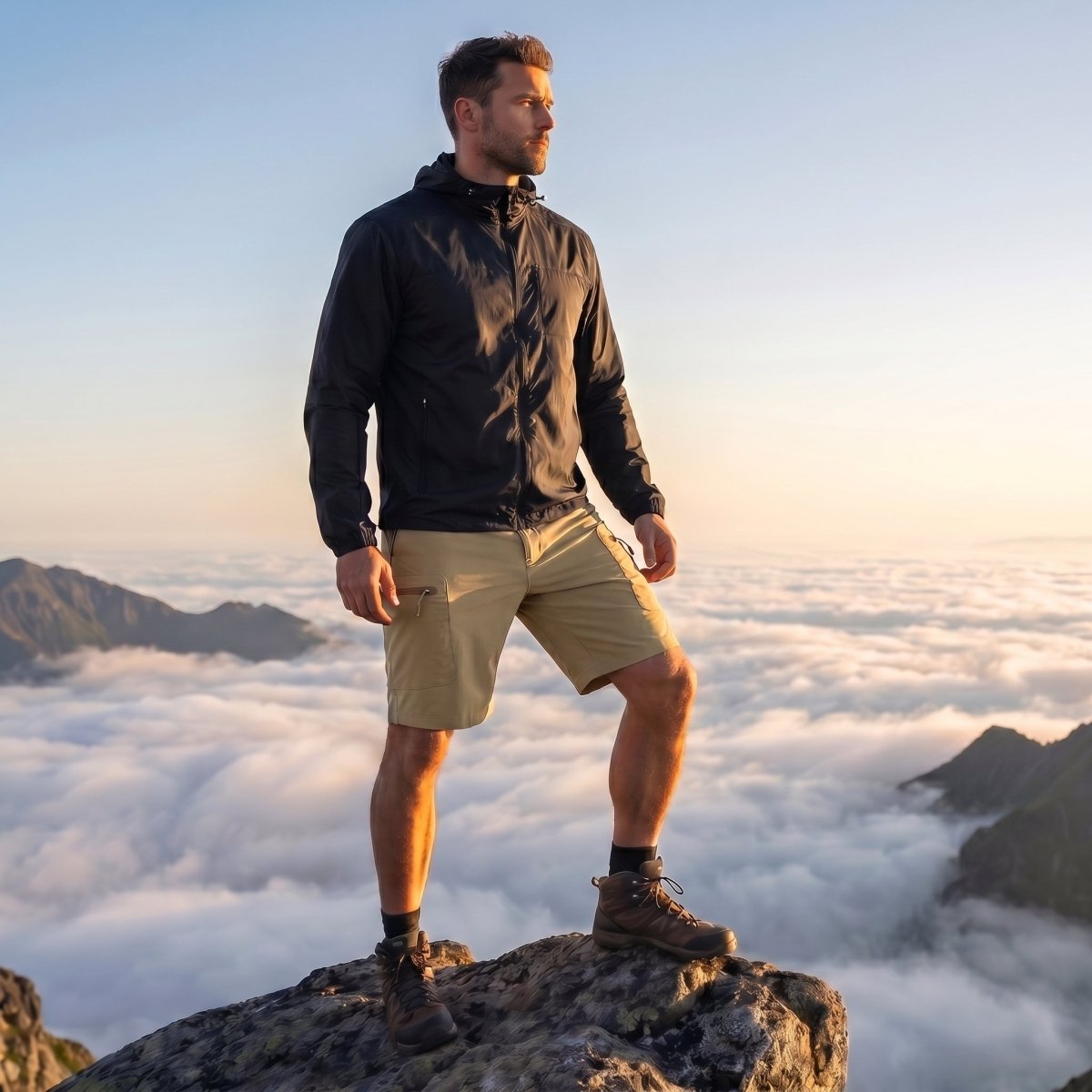 Men's Hiking Cargo Shorts 10 Inch Lightweight Outdoor Work Travel Shorts