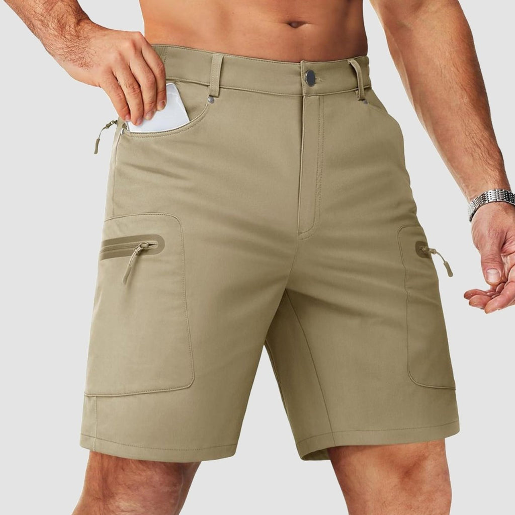 Men's Hiking Cargo Shorts 10 Inch Lightweight Outdoor Work Travel Shorts