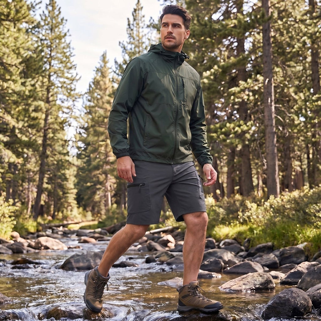 Men's Hiking Cargo Shorts 10 Inch Lightweight Outdoor Work Travel Shorts