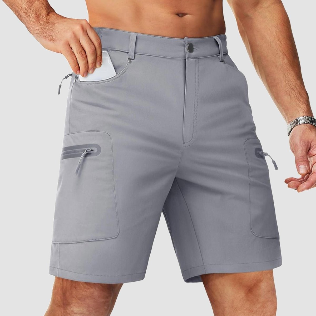 Men's Hiking Cargo Shorts 10 Inch Lightweight Outdoor Work Travel Shorts