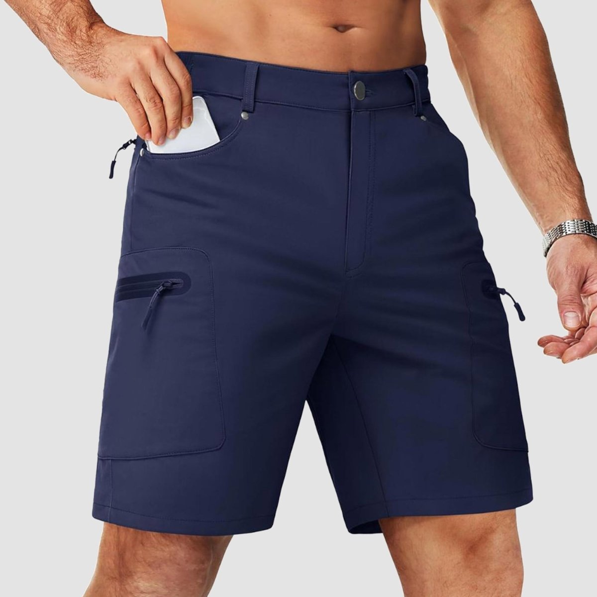 Men's Hiking Cargo Shorts 10 Inch Lightweight Outdoor Work Travel Shorts