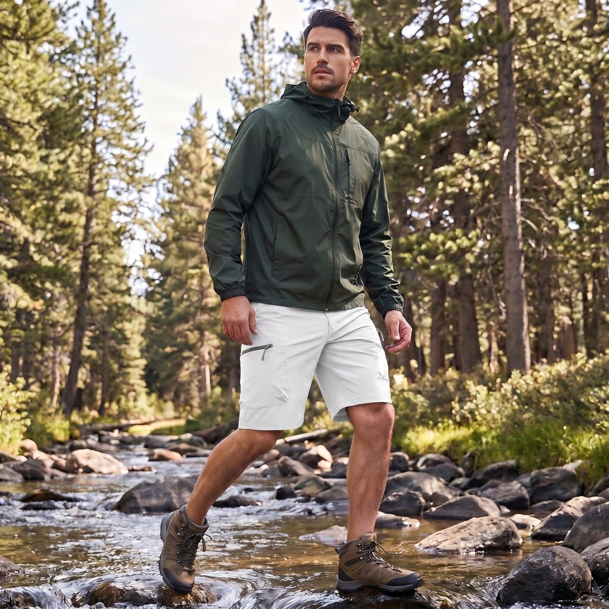 Men's Hiking Cargo Shorts 10 Inch Lightweight Outdoor Work Travel Shorts