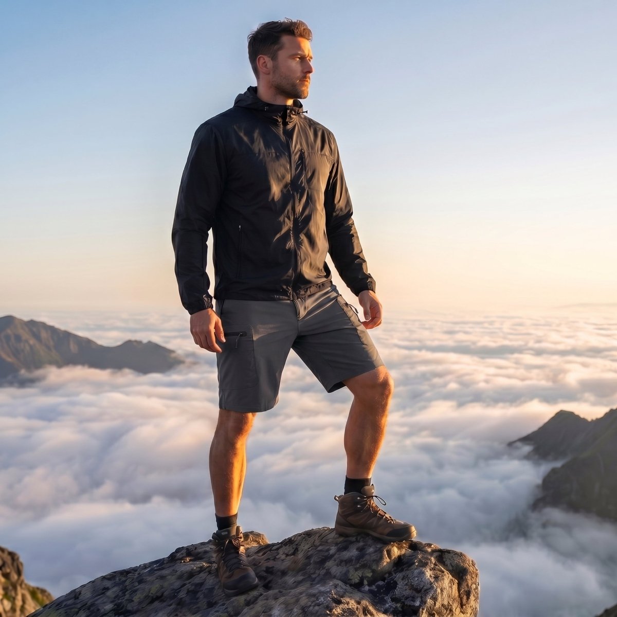 Men's Hiking Cargo Shorts 10 Inch Lightweight Outdoor Work Travel Shorts