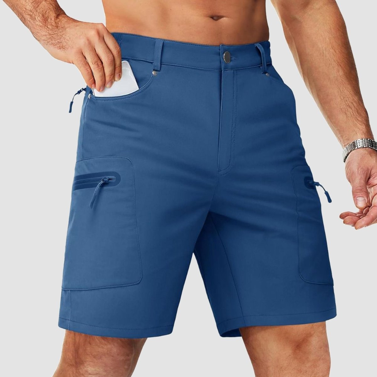 Men's Hiking Cargo Shorts 10 Inch Lightweight Outdoor Work Travel Shorts