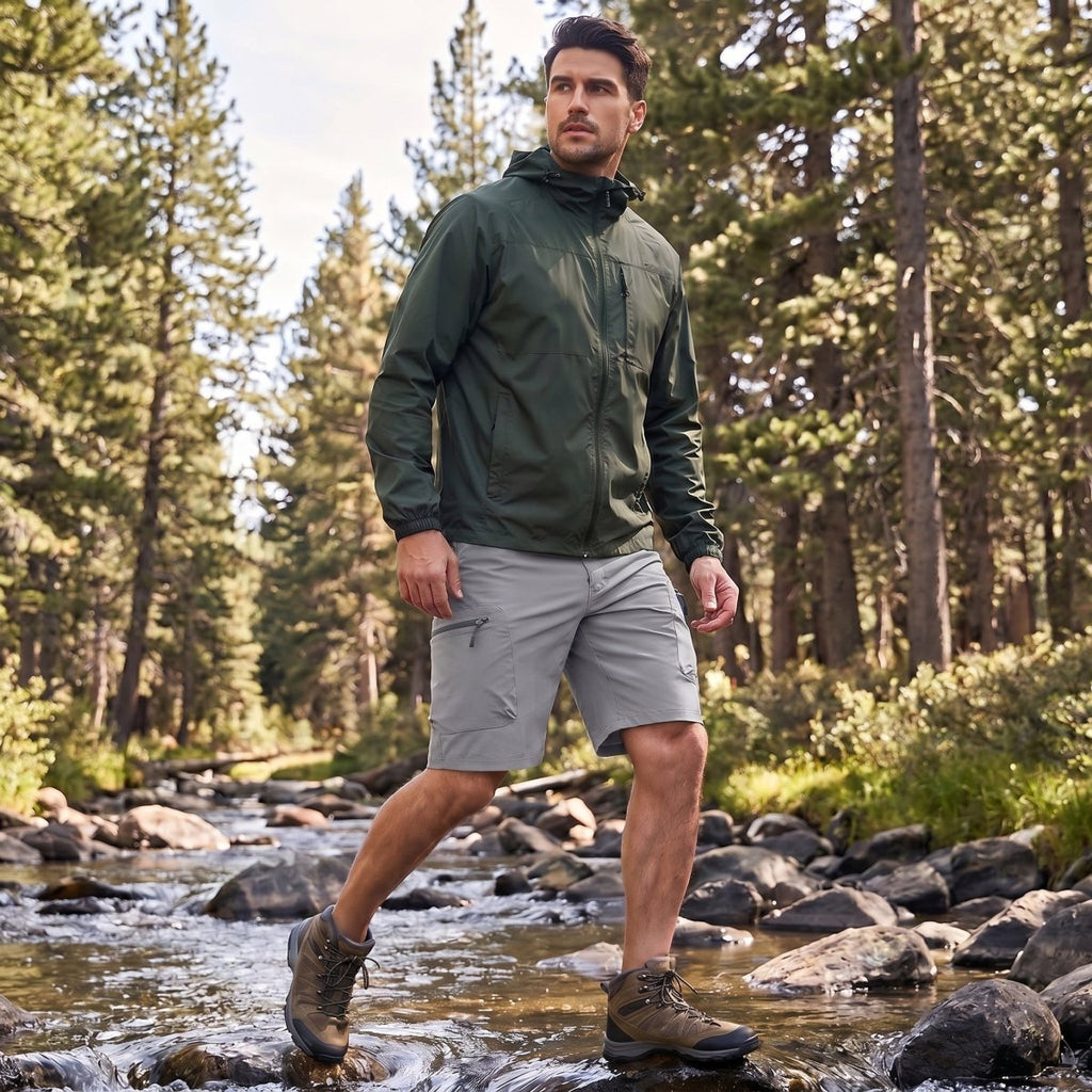 Men's Hiking Cargo Shorts 10 Inch Lightweight Outdoor Work Travel Shorts