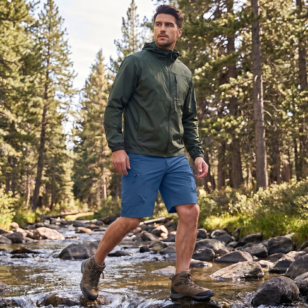 Men's Hiking Cargo Shorts 10 Inch Lightweight Outdoor Work Travel Shorts