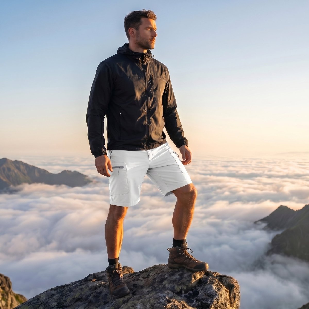 Men's Hiking Cargo Shorts 10 Inch Lightweight Outdoor Work Travel Shorts