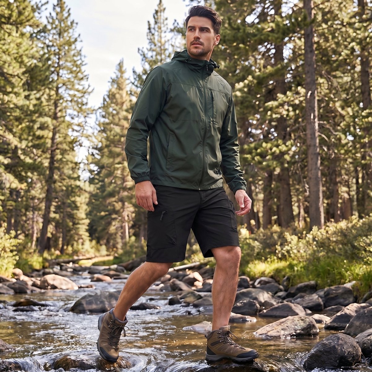 Men's Hiking Cargo Shorts 10 Inch Lightweight Outdoor Work Travel Shorts