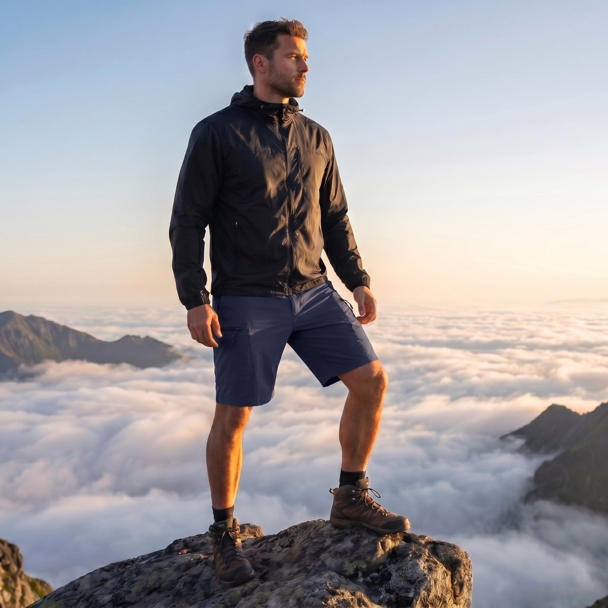Men's Hiking Cargo Shorts 10 Inch Lightweight Outdoor Work Travel Shorts