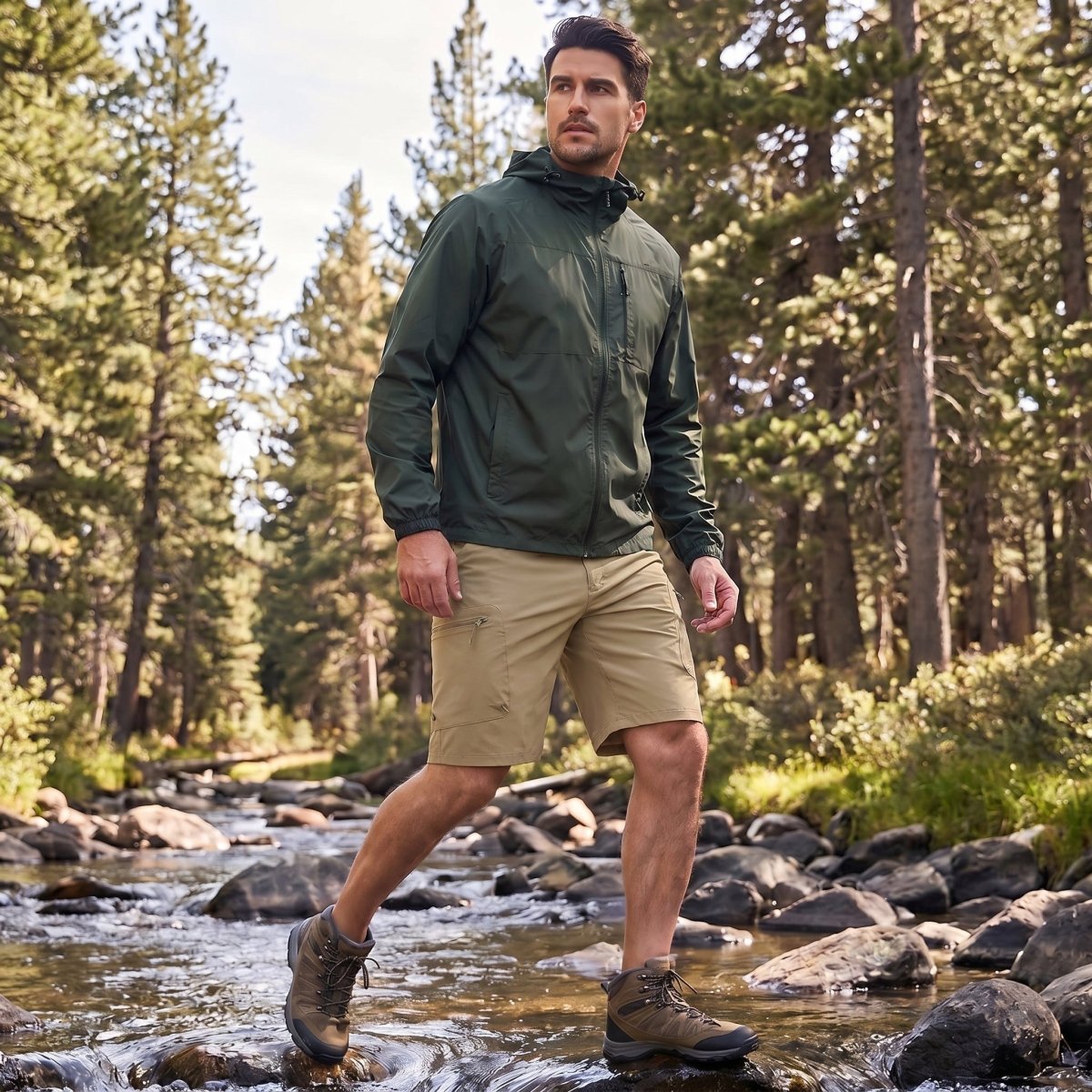 Men's Hiking Cargo Shorts 10 Inch Lightweight Outdoor Work Travel Shorts