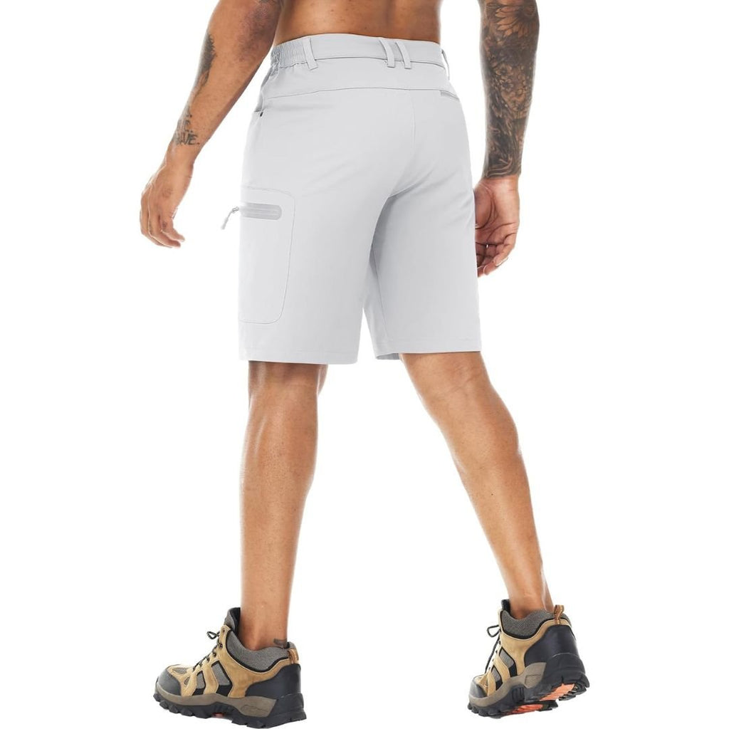 Men's Hiking Cargo Shorts 10 Inch Lightweight Outdoor Work Travel Shorts