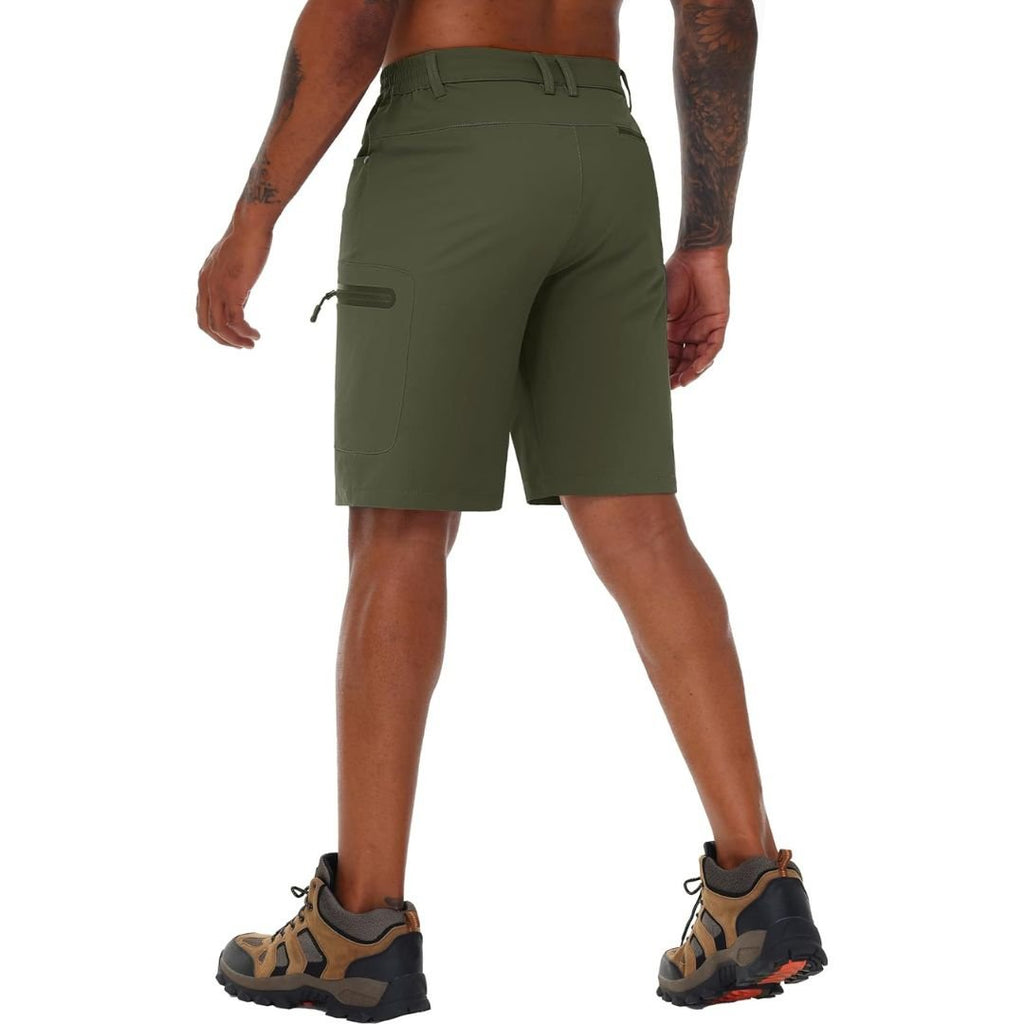 Men's Hiking Cargo Shorts 10 Inch Lightweight Outdoor Work Travel Shorts