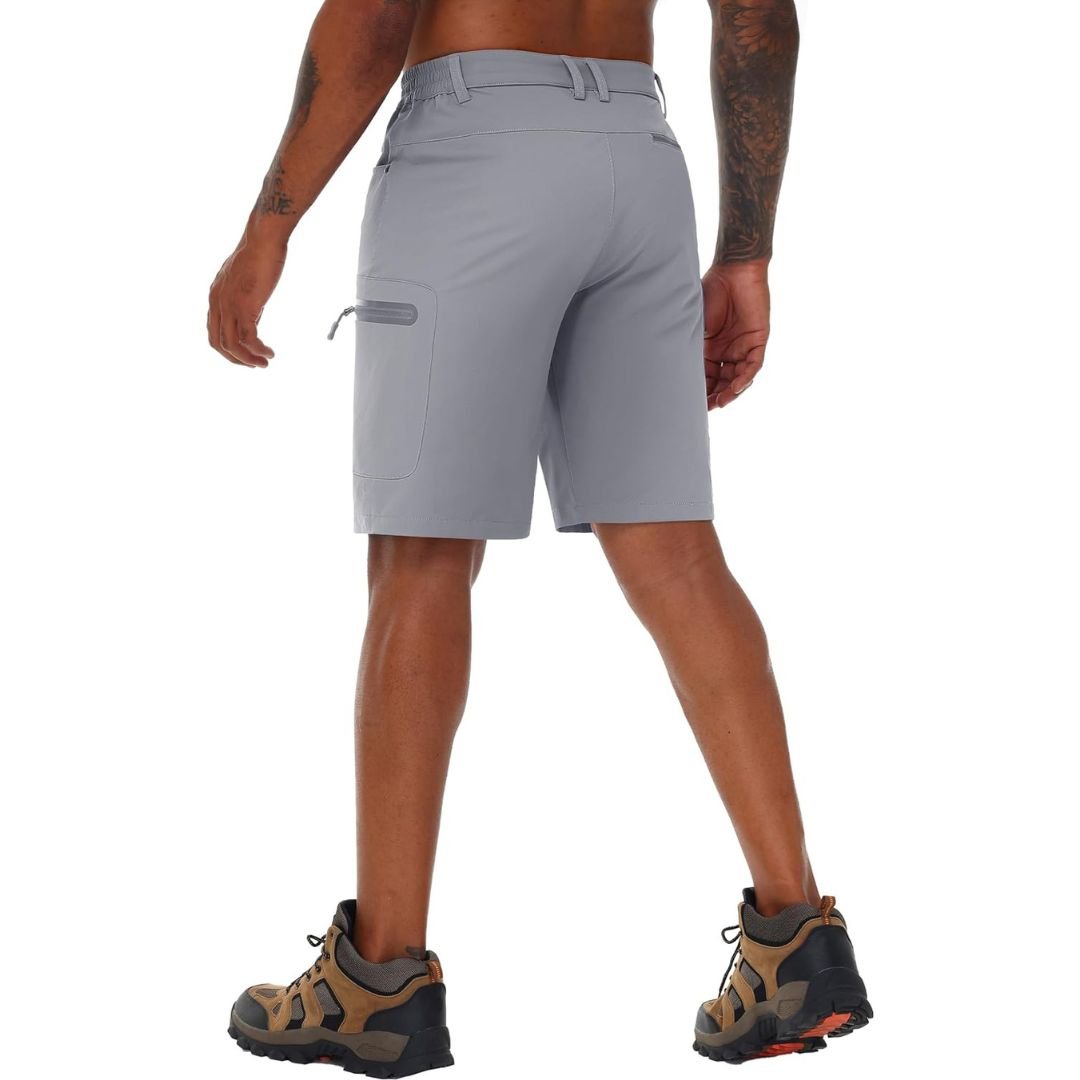 Men's Hiking Cargo Shorts 10 Inch Lightweight Outdoor Work Travel Shorts
