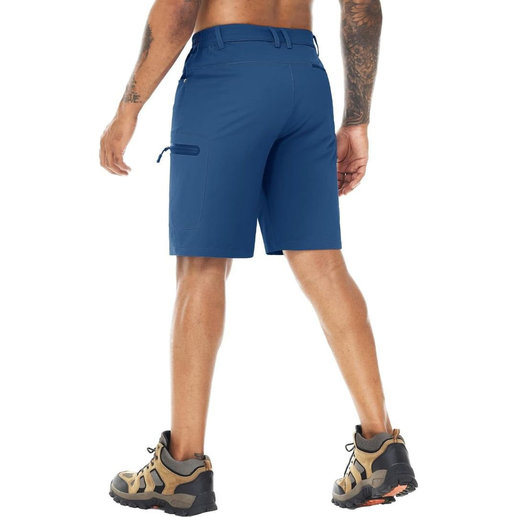 Men's Hiking Cargo Shorts 10 Inch Lightweight Outdoor Work Travel Shorts