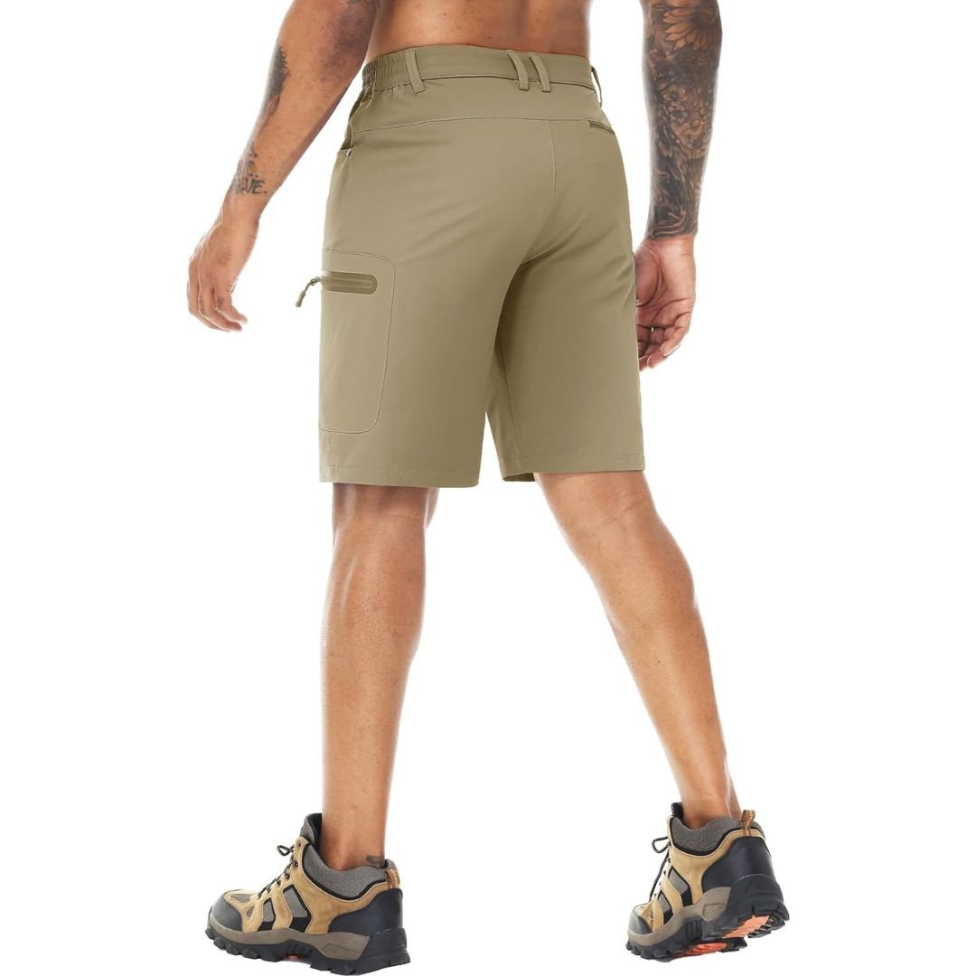 Men's Hiking Cargo Shorts 10 Inch Lightweight Outdoor Work Travel Shorts