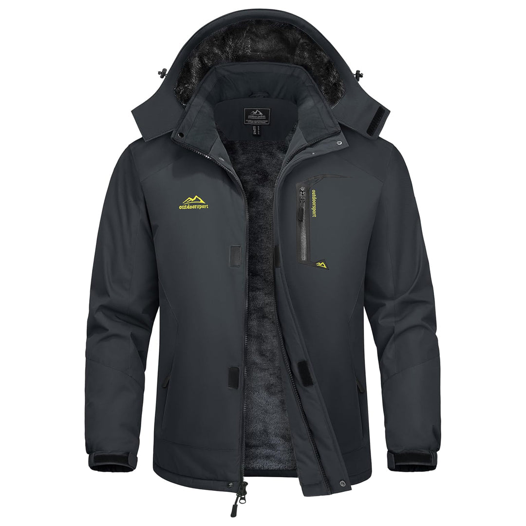 Men's Insulated Ski Jacket | Windproof Winter Snowboard Parka