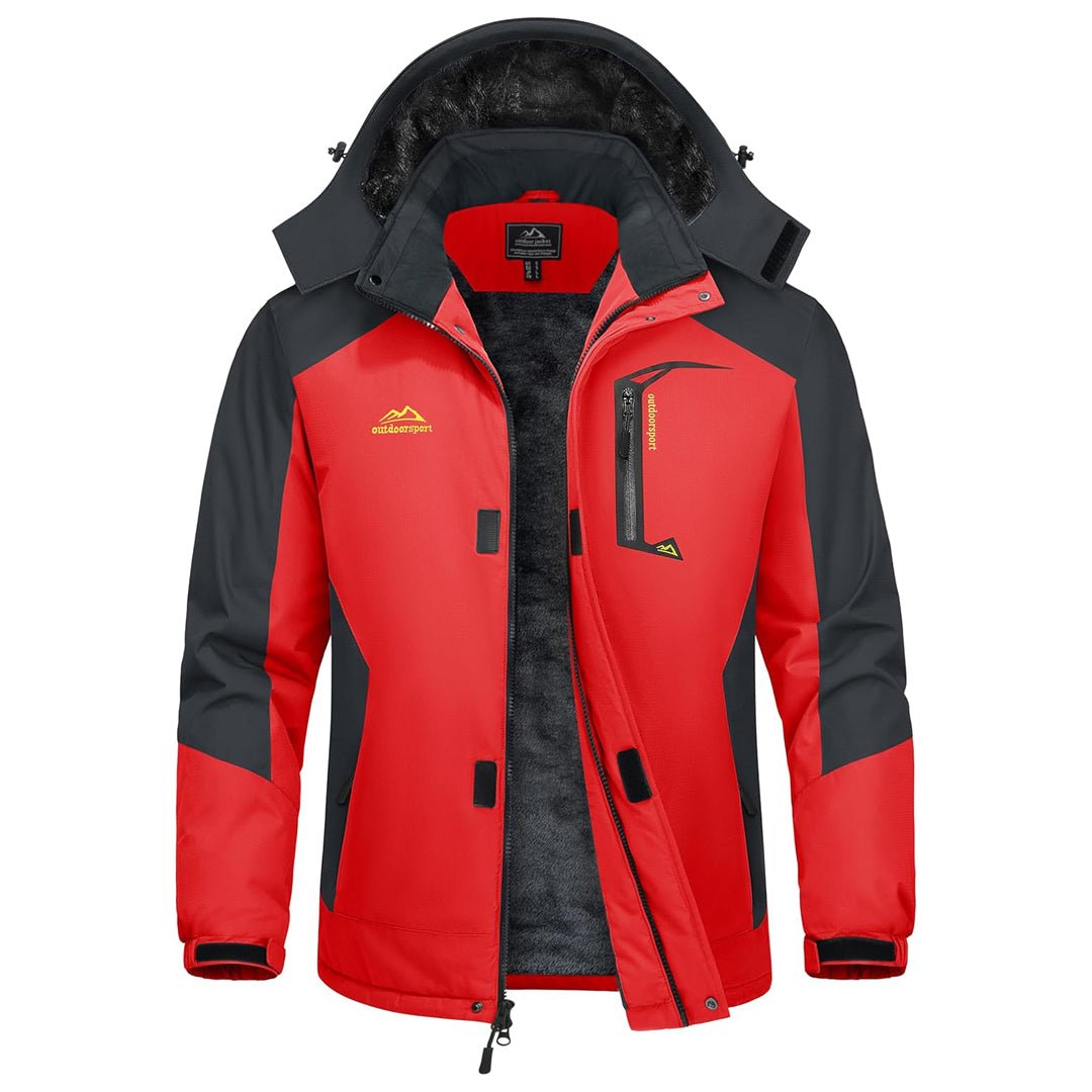 Men's Insulated Ski Jacket | Windproof Winter Snowboard Parka