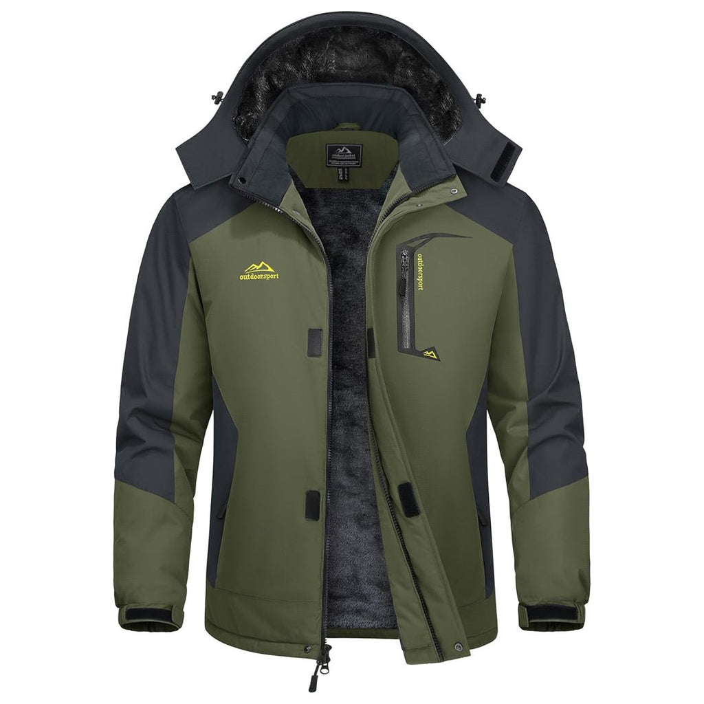 Men's Insulated Ski Jacket | Windproof Winter Snowboard Parka