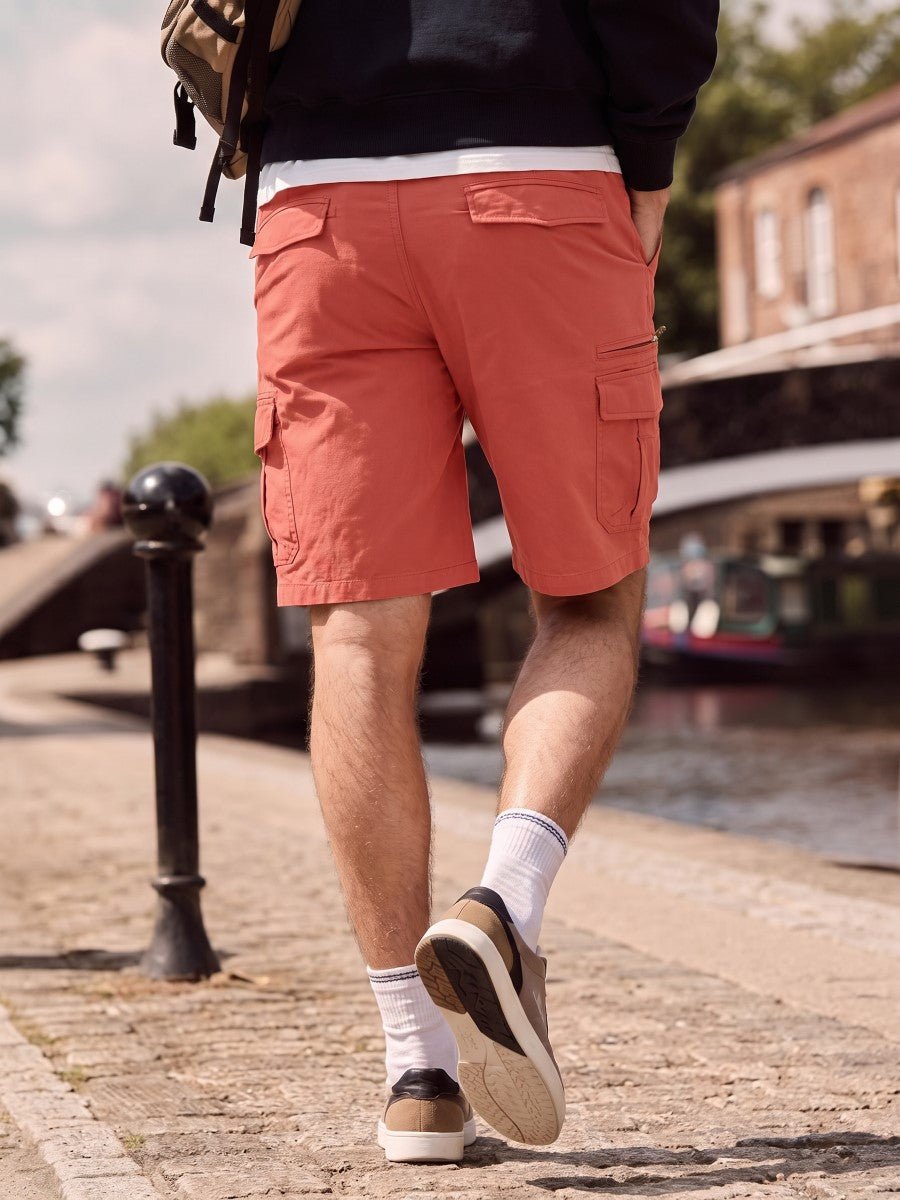 Mens Outdoor Hiking Cotton Cargo Shorts