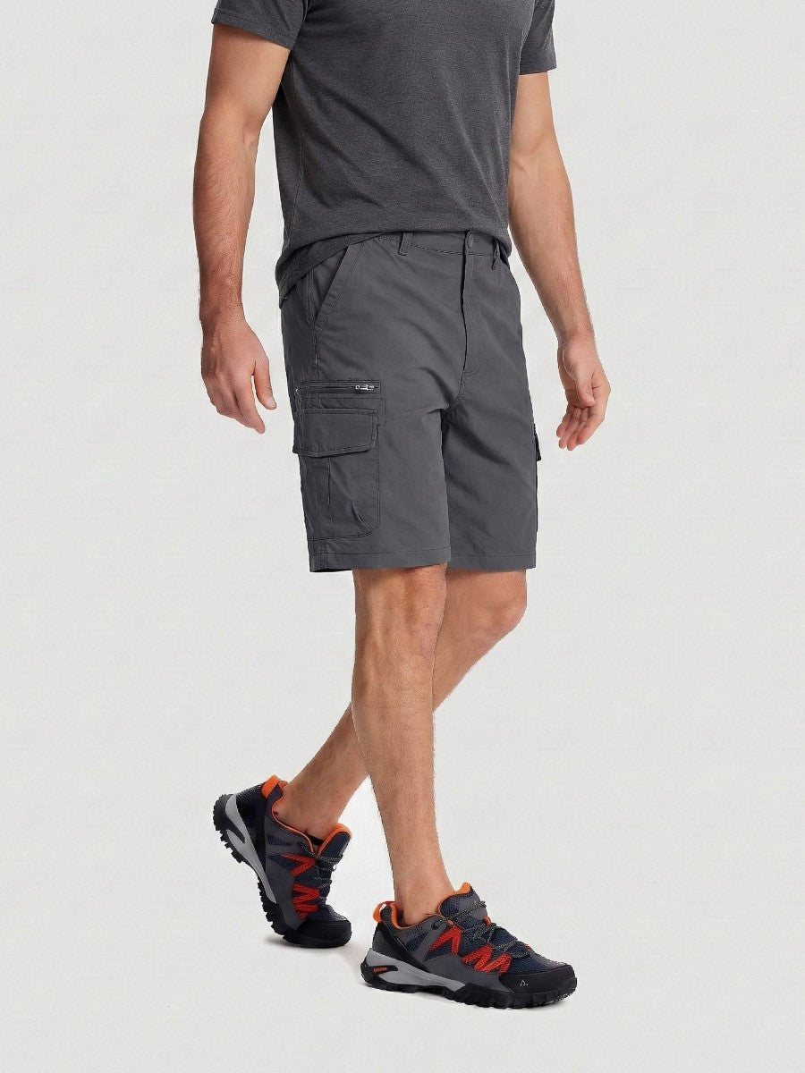 Mens Outdoor Hiking Cotton Cargo Shorts
