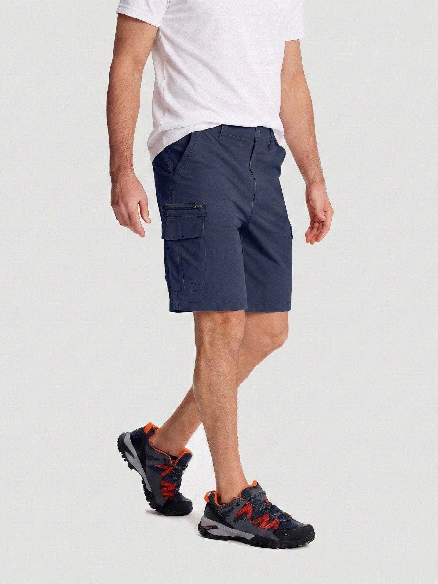 Mens Outdoor Hiking Cotton Cargo Shorts