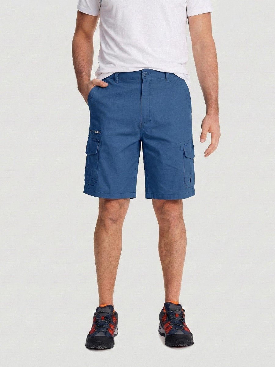 Mens Outdoor Hiking Cotton Cargo Shorts