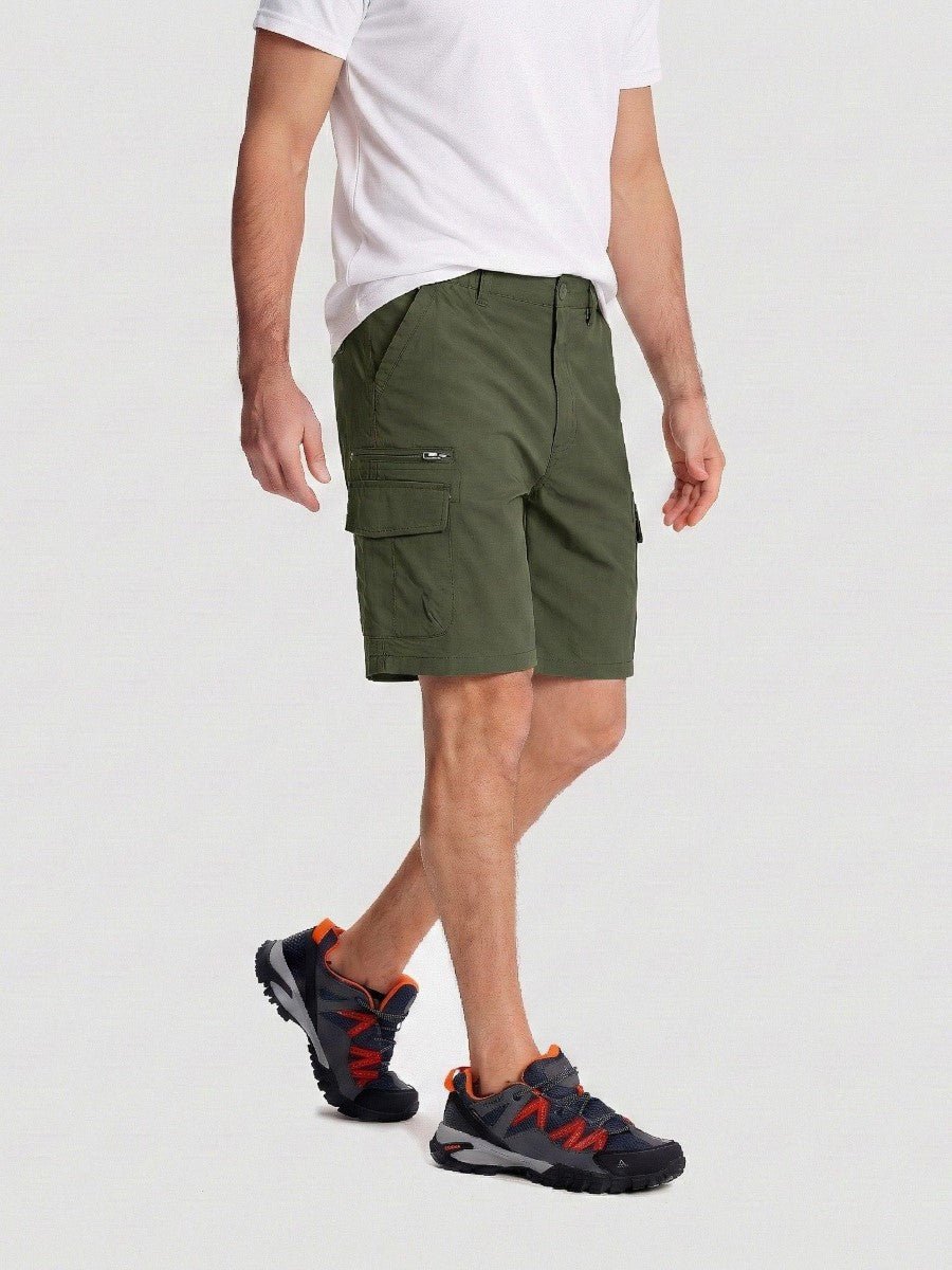 Mens Outdoor Hiking Cotton Cargo Shorts