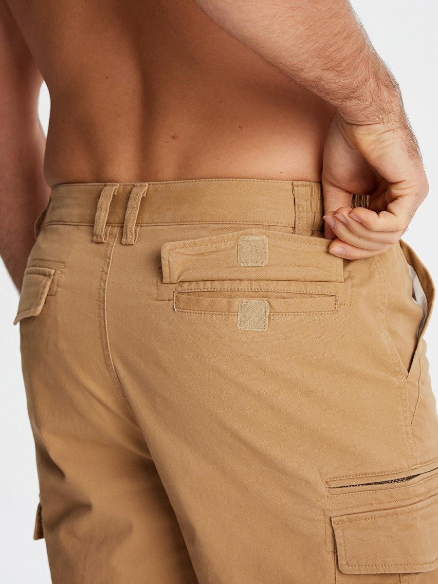 Mens Outdoor Hiking Cotton Cargo Shorts