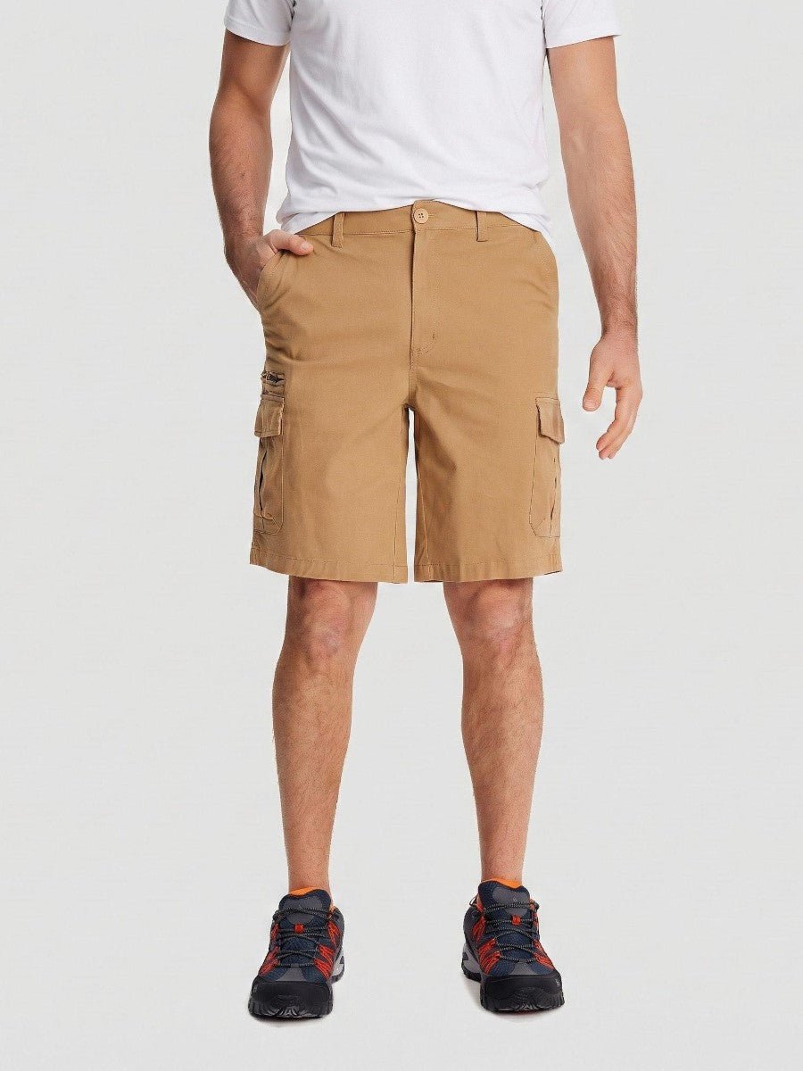 Mens Outdoor Hiking Cotton Cargo Shorts