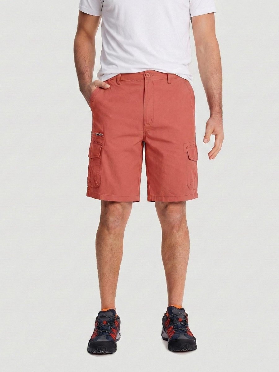 Mens Outdoor Hiking Cotton Cargo Shorts