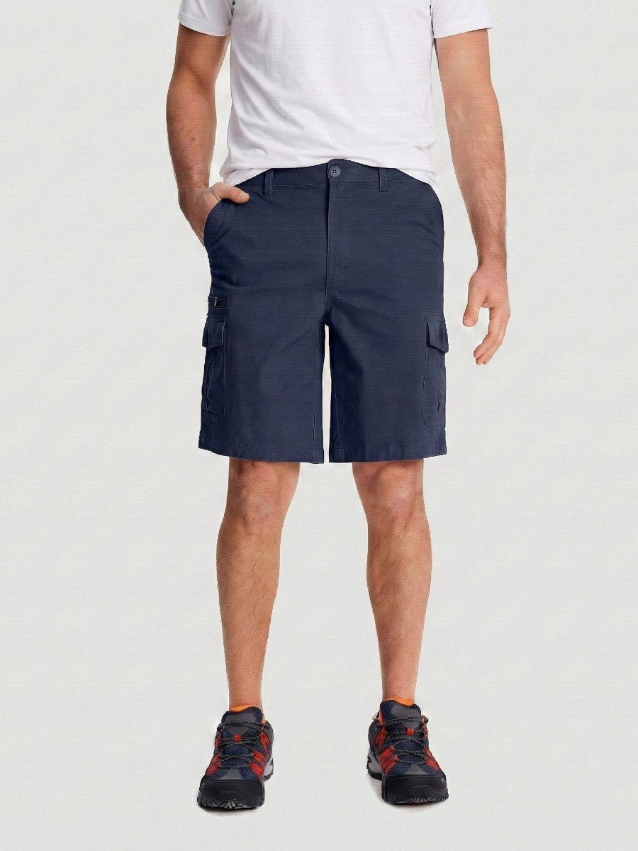 Mens Outdoor Hiking Cotton Cargo Shorts