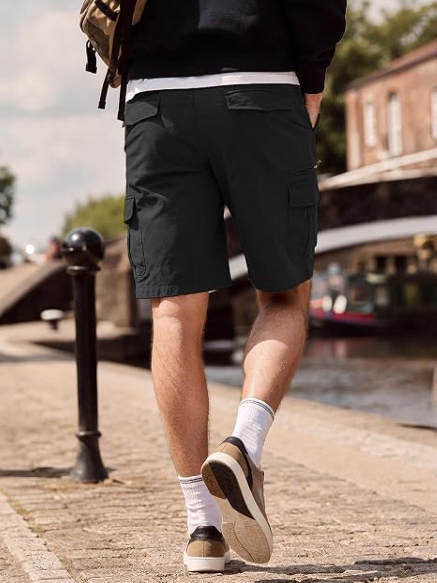 Mens Outdoor Hiking Cotton Cargo Shorts