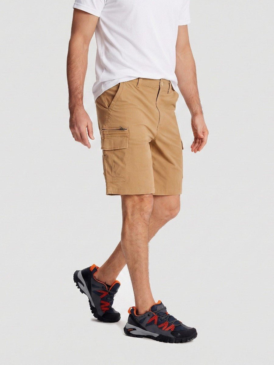 Mens Outdoor Hiking Cotton Cargo Shorts