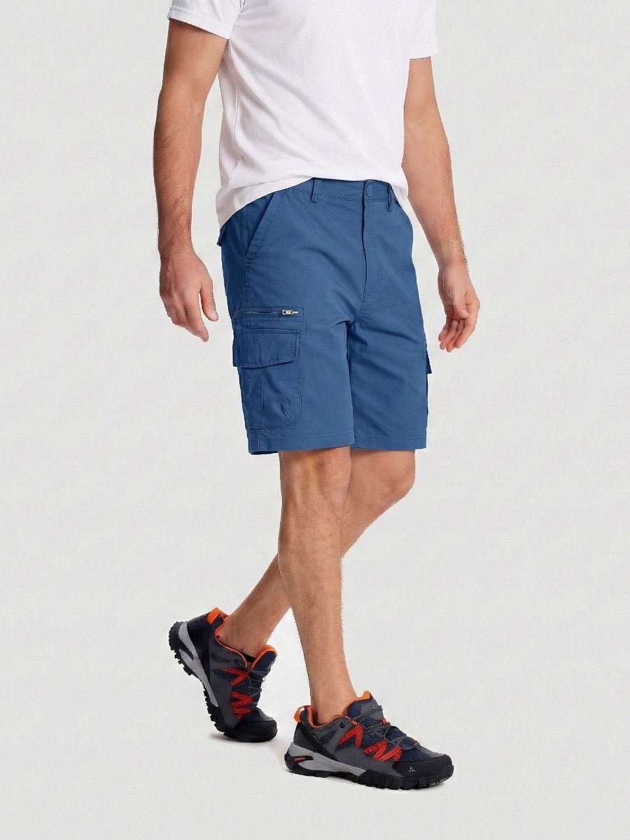 Mens Outdoor Hiking Cotton Cargo Shorts