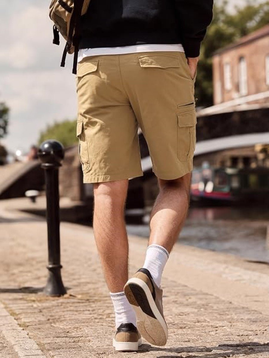 Mens Outdoor Hiking Cotton Cargo Shorts