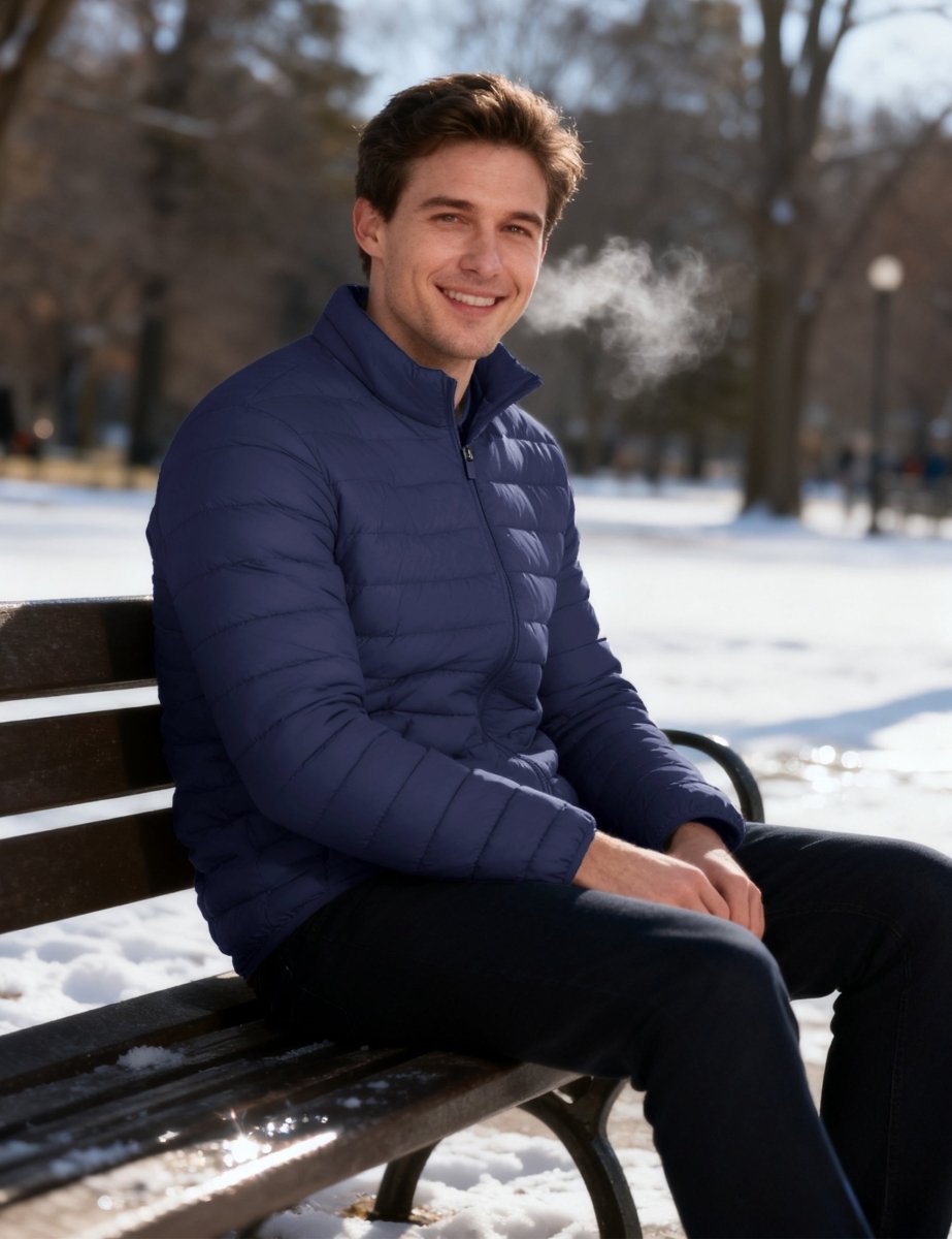 Men's Puffer Water Repellent Windproof Insulated Jacket