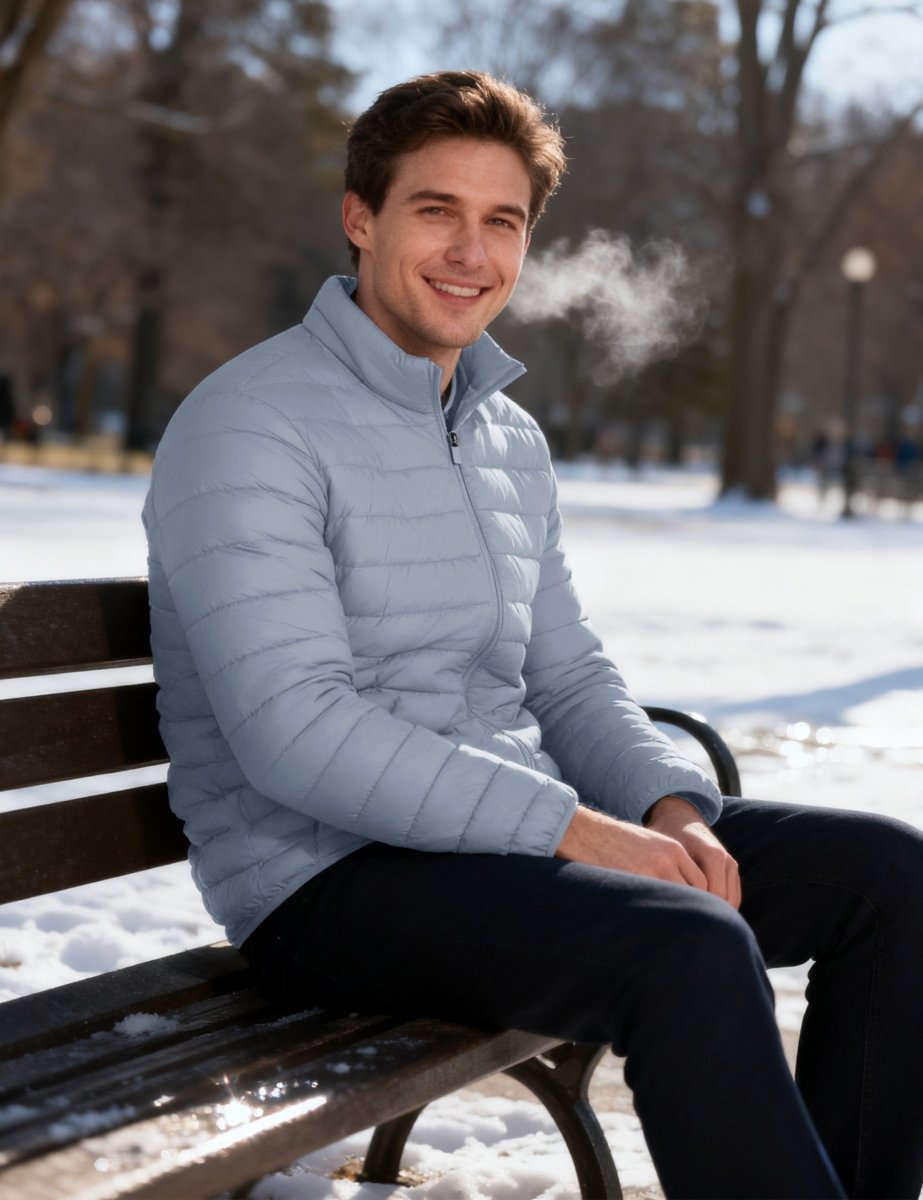 Men's Puffer Water Repellent Windproof Insulated Jacket