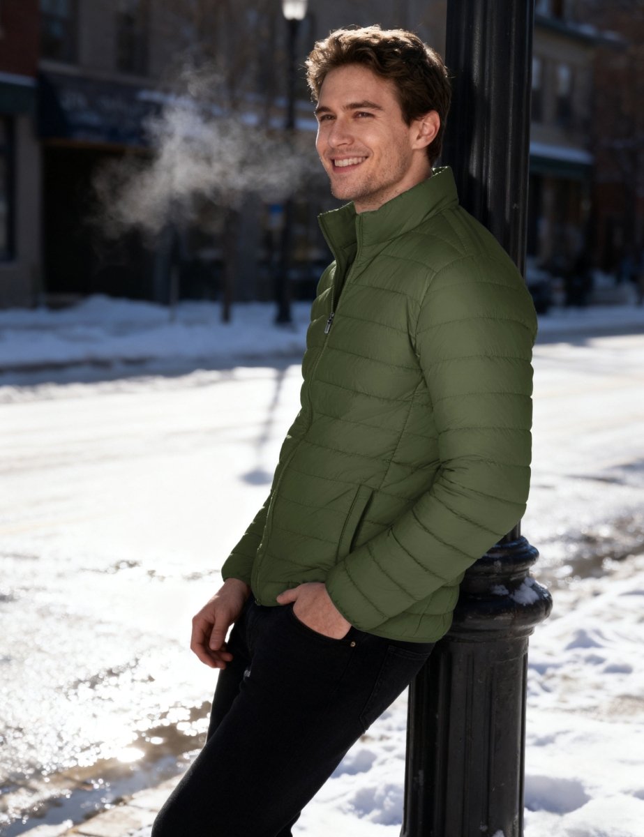 Men's Puffer Water Repellent Windproof Insulated Jacket