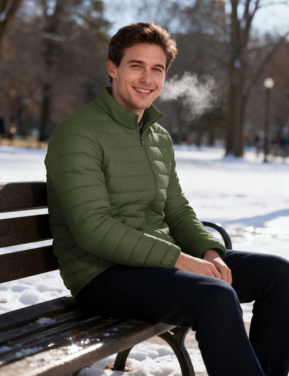 Men's Puffer Water Repellent Windproof Insulated Jacket
