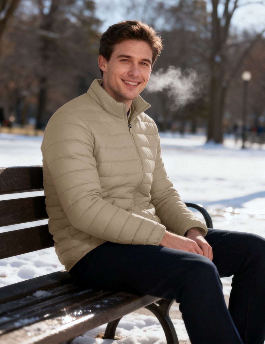 Men's Puffer Water Repellent Windproof Insulated Jacket