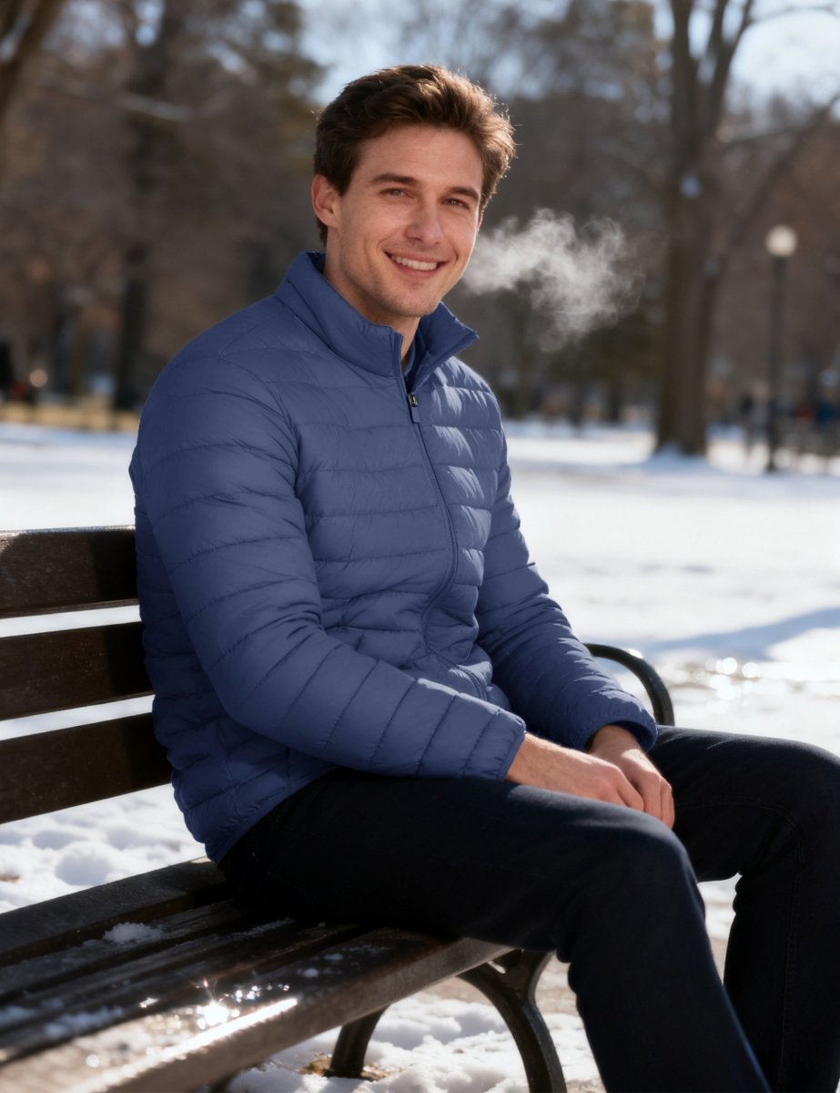Men's Puffer Water Repellent Windproof Insulated Jacket