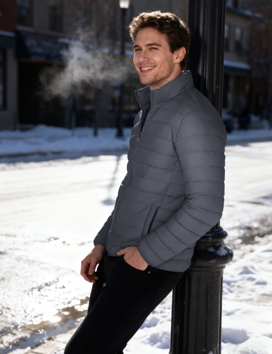 Men's Puffer Water Repellent Windproof Insulated Jacket