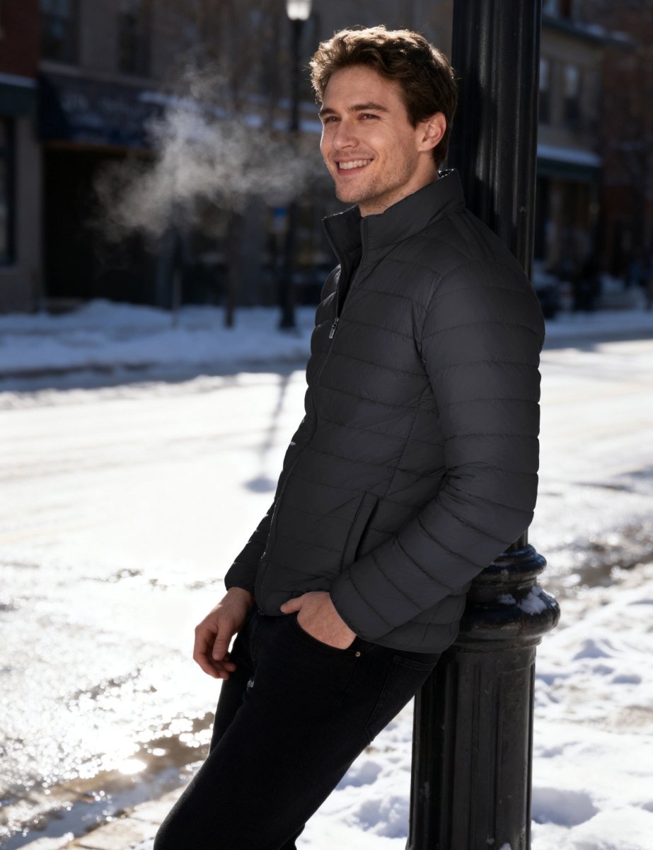 Men's Puffer Water Repellent Windproof Insulated Jacket