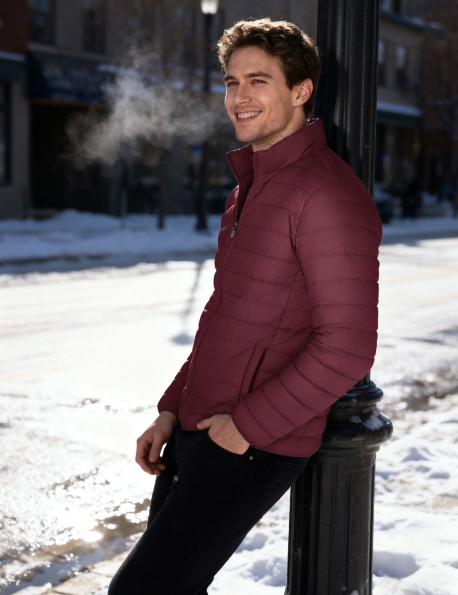 Men's Puffer Water Repellent Windproof Insulated Jacket