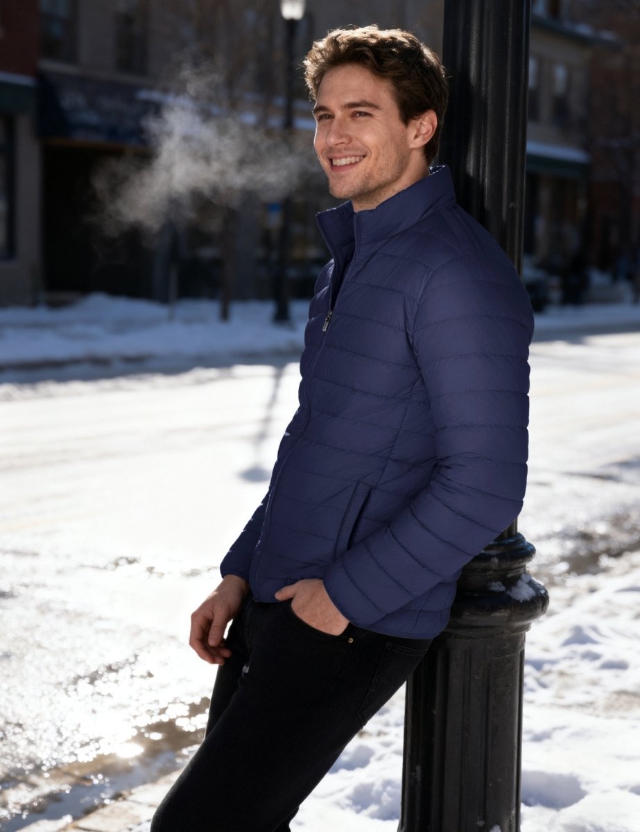 Men's Puffer Water Repellent Windproof Insulated Jacket