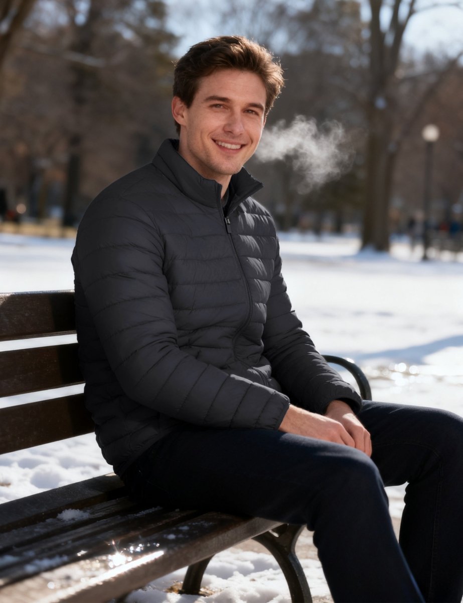Men's Puffer Water Repellent Windproof Insulated Jacket