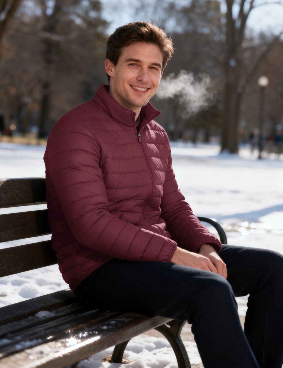 Men's Puffer Water Repellent Windproof Insulated Jacket