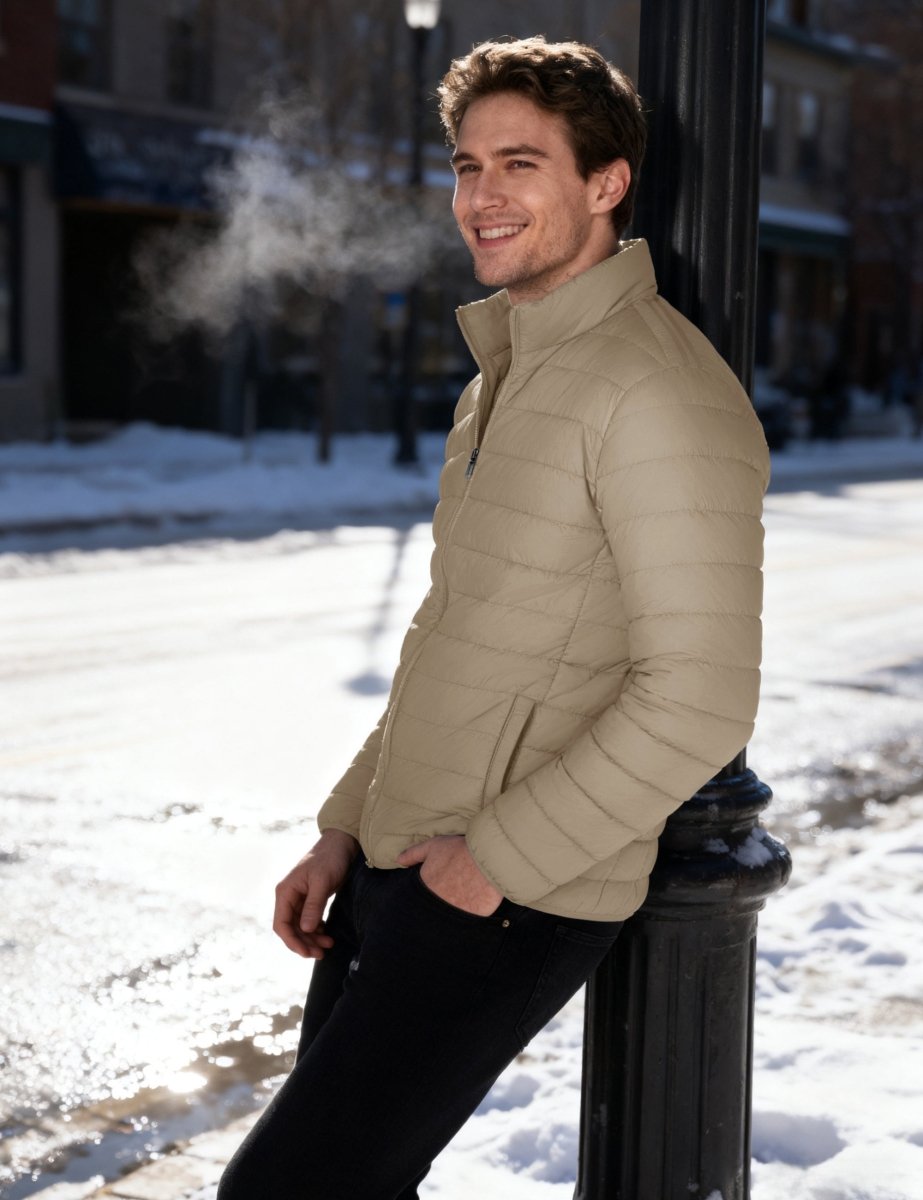 Men's Puffer Water Repellent Windproof Insulated Jacket