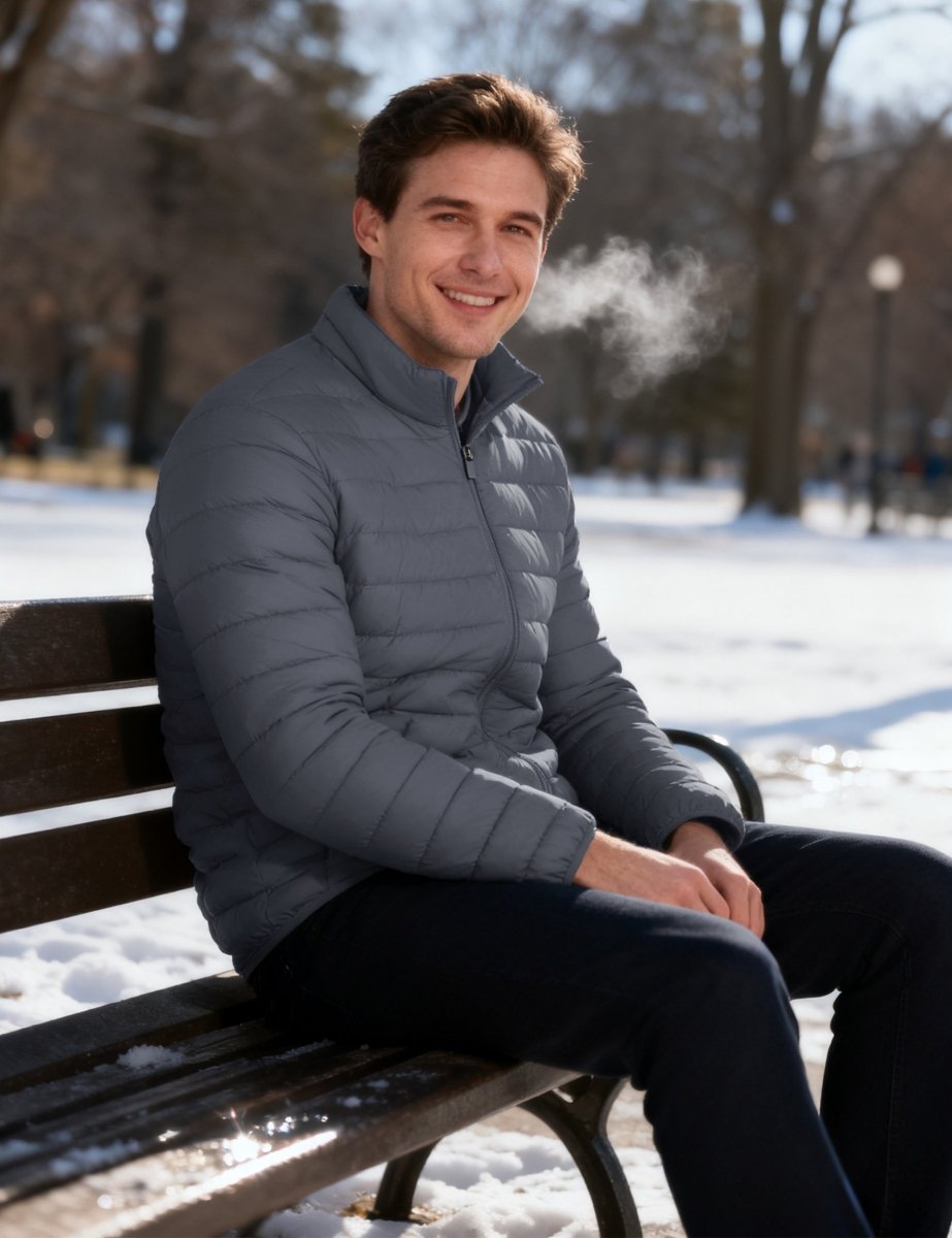 Men's Puffer Water Repellent Windproof Insulated Jacket